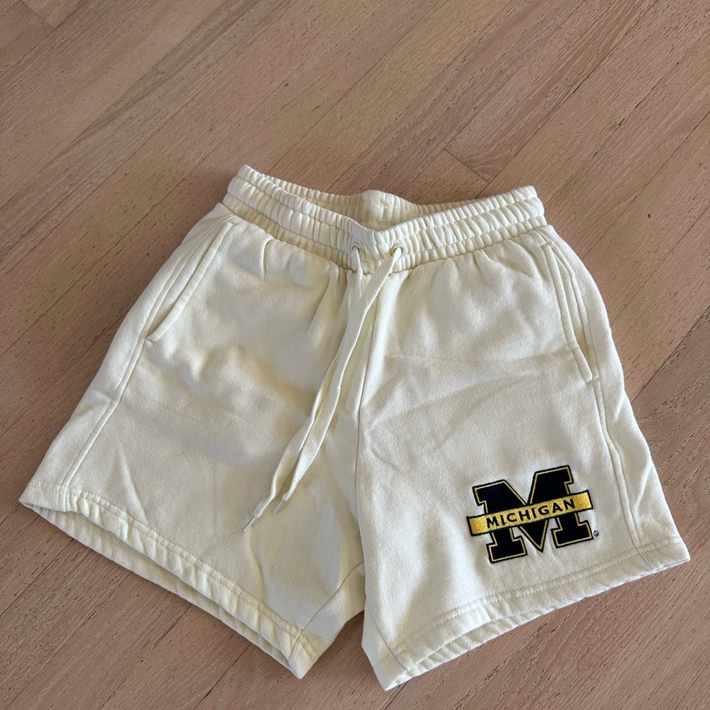 University of Michigan sweatshorts